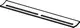 TECE-TECEdrainprofile-Profildeckel-Edelstahl-gebuerstet-schwarz-fuer-1200-mm-675020 gallery number 1